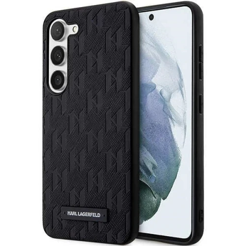 Etui Karl Lagerfeld Saffiano Mono Metal Logo na Samsung Galaxy S24+ - czarne