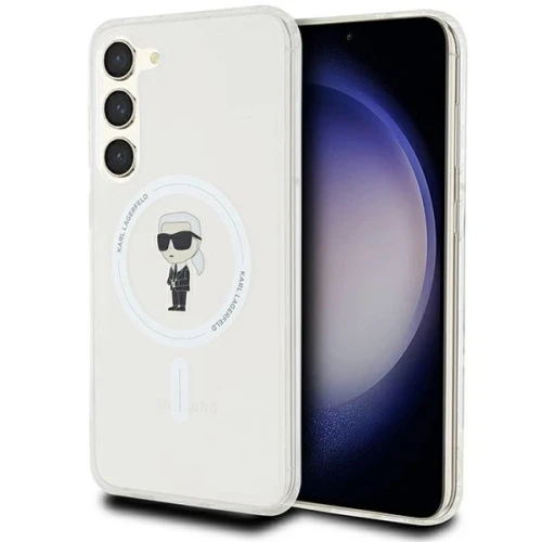 Etui Karl Lagerfeld IML Ikonik MagSafe na Samsung Galaxy S24+ - przezroczyste