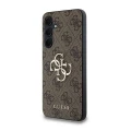 Etui Guess 4G Big Metal Logo na Samsung Galaxy A35 - brązowe