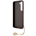 Etui Guess 4G Charms Collection na Samsung Galaxy A35 - brązowe