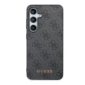 Etui Guess 4G Metal Gold Logo na Samsung Galaxy A35 - czarne