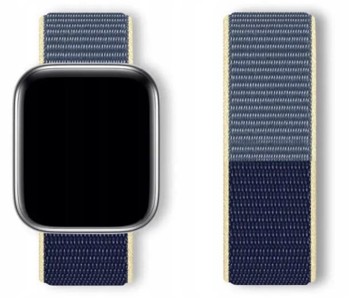 PASEK NYLON DO APPLE WATCH 1-9 SE 38/40/41MM | ALASKAN BLUE