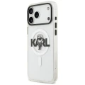 Etui Karl Lagerfeld IML Karl Sketch Logo MagSafe do iPhone 17 Pro Max - przezroczyste