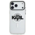 Etui Karl Lagerfeld IML Karl Sketch Logo MagSafe do iPhone 17 Pro Max - przezroczyste