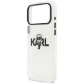Etui Karl Lagerfeld IML Karl Sketch Logo MagSafe do iPhone 17 Pro Max - przezroczyste