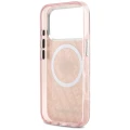 Etui Karl Lagerfeld IML Choupette Head Logo MagSafe na iPhone 17 Pro Max - różowe