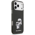 Etui Karl Lagerfeld IML Aquarelle Karl & Choupette & Logo MagSafe na iPhone 17 Pro Max - czarne