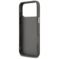 Etui Karl Lagerfeld FW Grained Karl & Choupette Heads Pins & Logo na iPhone 17 Pro Max - szare