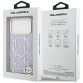 Etui Karl Lagerfeld IML KL Monogram MagSafe na iPhone 17 Pro Max - fioletowe