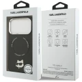 Etui Karl Lagerfeld Choupette Pin MagSafe do iPhone 17 Pro Max - czarne