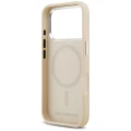 Etui Karl Lagerfeld Karl & Choupette Pins MagSafe do iPhone 17 Pro Max - beżowe