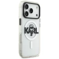 Etui Karl Lagerfeld IML Karl Sketch Logo MagSafe do iPhone 17 Pro - przezroczyste