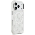 Etui Karl Lagerfeld IML KL Monogram MagSafe na iPhone 17 Pro - białe