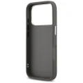 Etui Karl Lagerfeld FW Grained Karl & Choupette Heads Pins & Logo na iPhone 17 Pro - szare