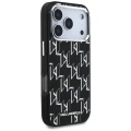 Etui Karl Lagerfeld IML KL Monogram MagSafe na iPhone 17 Pro - czarne