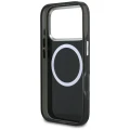Etui Karl Lagerfeld IML KL Monogram MagSafe na iPhone 17 Pro - czarne