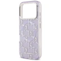 Etui Karl Lagerfeld IML KL Monogram MagSafe na iPhone 17 Pro - fioletowe