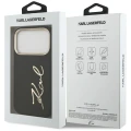 Etui Karl Lagerfeld Karl Script Logo na iPhone 17 Pro - czarne