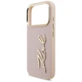 Etui Karl Lagerfeld Karl Script Logo na iPhone 17 Pro - różowe