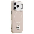 Etui Karl Lagerfeld Choupette Pin MagSafe do iPhone 17 Pro - różowe