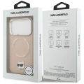 Etui Karl Lagerfeld Choupette Pin MagSafe do iPhone 17 Pro - różowe