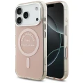 Etui Karl Lagerfeld IML Karl RSG Logo MagSafe do iPhone 17 Pro - różowe