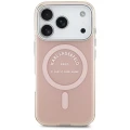 Etui Karl Lagerfeld IML Karl RSG Logo MagSafe do iPhone 17 Pro - różowe
