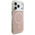 Etui Karl Lagerfeld IML Karl RSG Logo MagSafe do iPhone 17 Pro - różowe