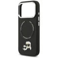 Etui Karl Lagerfeld Karl & Choupette Pins MagSafe do iPhone 17 Pro - czarne
