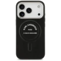 Etui Karl Lagerfeld Karl RSG Logo MagSafe do iPhone 17 Pro - czarne