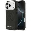 Etui Karl Lagerfeld Point & Metal Logo MagSafe do iPhone 17 Pro - czarne