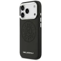 Etui Karl Lagerfeld Point & Metal Logo MagSafe do iPhone 17 Pro - czarne