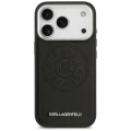 Etui Karl Lagerfeld Point & Metal Logo MagSafe do iPhone 17 Pro - czarne