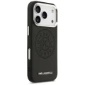 Etui Karl Lagerfeld Point & Metal Logo MagSafe do iPhone 17 Pro - czarne