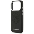 Etui Karl Lagerfeld Point & Metal Logo MagSafe do iPhone 17 Pro - czarne