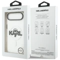 Etui Karl Lagerfeld IML Karl Sketch Logo MagSafe do iPhone 17 Air - przezroczyste