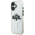 Etui Karl Lagerfeld IML Karl Sketch Logo MagSafe do iPhone 17 - przezroczyste