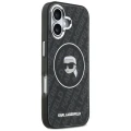 Etui Karl Lagerfeld IML Karl Head Logo MagSafe na iPhone 17 - czarne