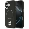 Etui Karl Lagerfeld Choupette Pin MagSafe do iPhone 17 - czarne
