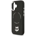 Etui Karl Lagerfeld Choupette Pin MagSafe do iPhone 17 - czarne