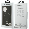 Etui Karl Lagerfeld Choupette Pin MagSafe do iPhone 17 - czarne