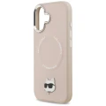Etui Karl Lagerfeld Choupette Pin MagSafe do iPhone 17 - różowe