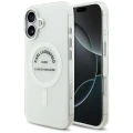 Etui Karl Lagerfeld IML Karl RSG Logo MagSafe do iPhone 17 - przezroczyste