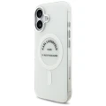 Etui Karl Lagerfeld IML Karl RSG Logo MagSafe do iPhone 17 - przezroczyste