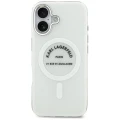 Etui Karl Lagerfeld IML Karl RSG Logo MagSafe do iPhone 17 - przezroczyste