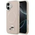 Etui Karl Lagerfeld Karl & Choupette Pins MagSafe do iPhone 17 różowe