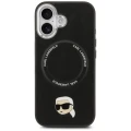 Etui Karl Lagerfeld Karl Pin MagSafe do iPhone 17 - czarne
