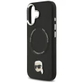 Etui Karl Lagerfeld Karl Pin MagSafe do iPhone 17 - czarne
