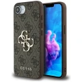 Etui Guess 4G Big Logo na iPhone 16e - brązowe