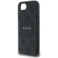 Etui Guess 4G Circle Classic Logo MagSafe na iPhone 16e - czarne
